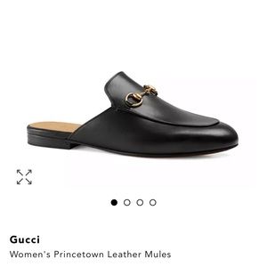 GUCCI leather mules